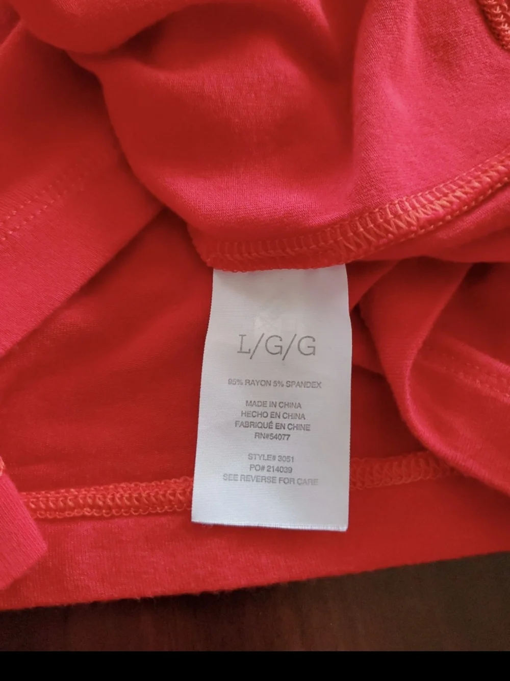 CAbi 3051 Scarlett Red Tie-Back Sleeveless Tank - Large - Picture 5 of 7